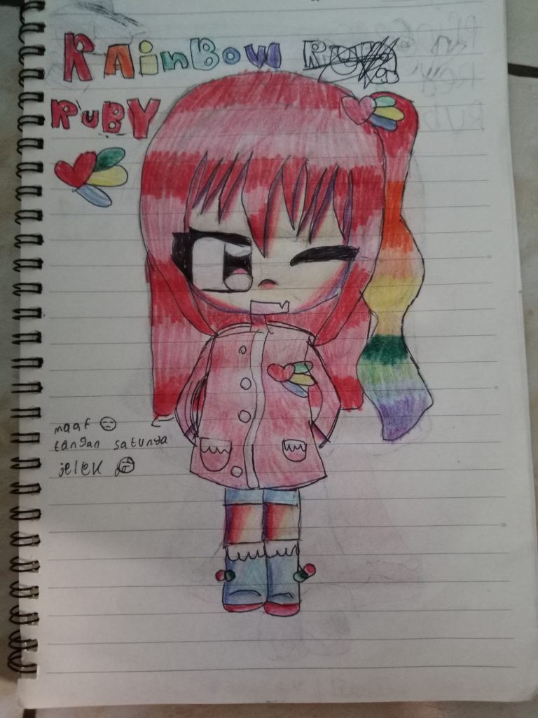 Gambar ilustrasi atau anime