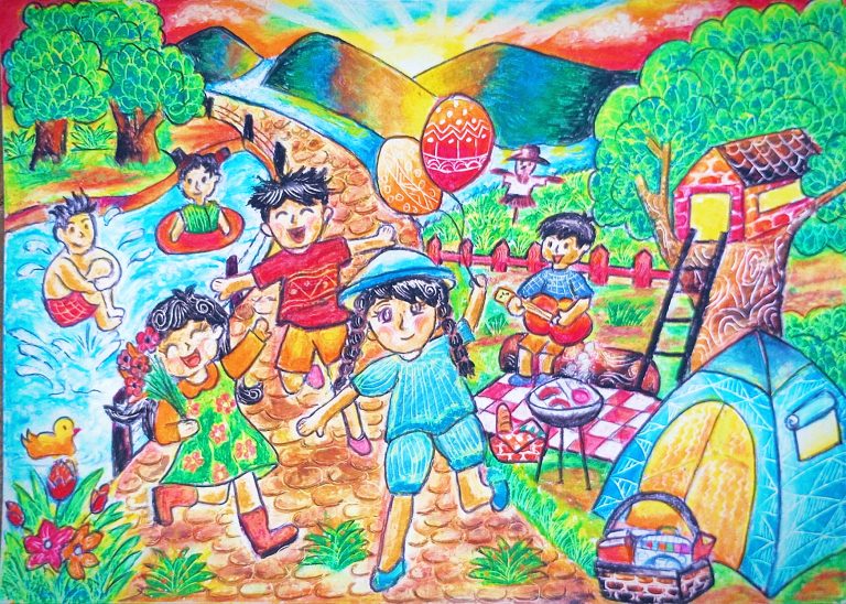 Joyful Day in the Village