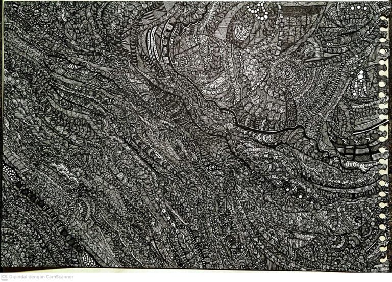 Doodle Art Labirin Pikiran